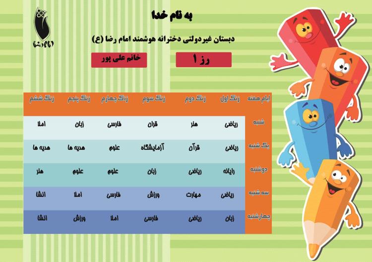 برنامه کلاسی 201